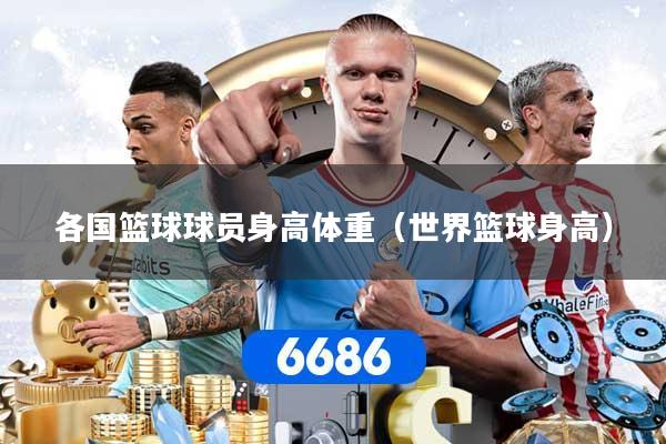 各国篮球球员身高体重（世界篮球身高）